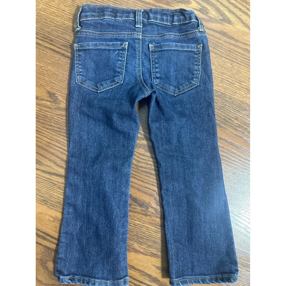 OshKosh B'gosh Kids Blue Jeans Boot Cut Size 2T Cotton Blend Stretch